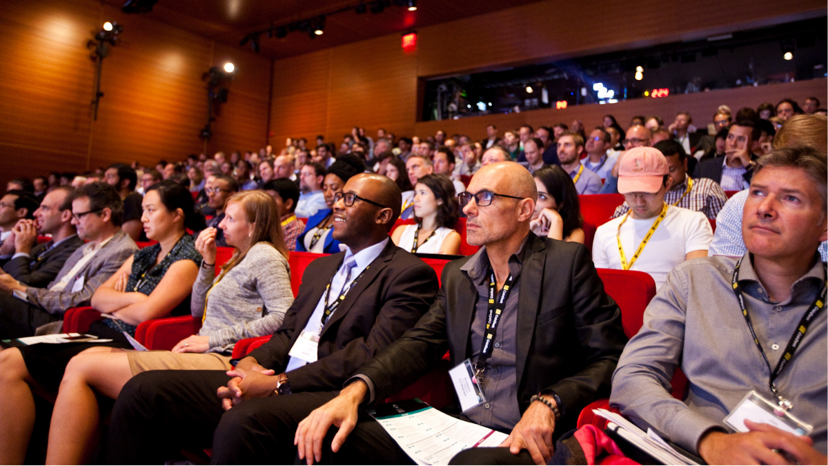 Consensus 2015 audience at the TimesCenter, New York City